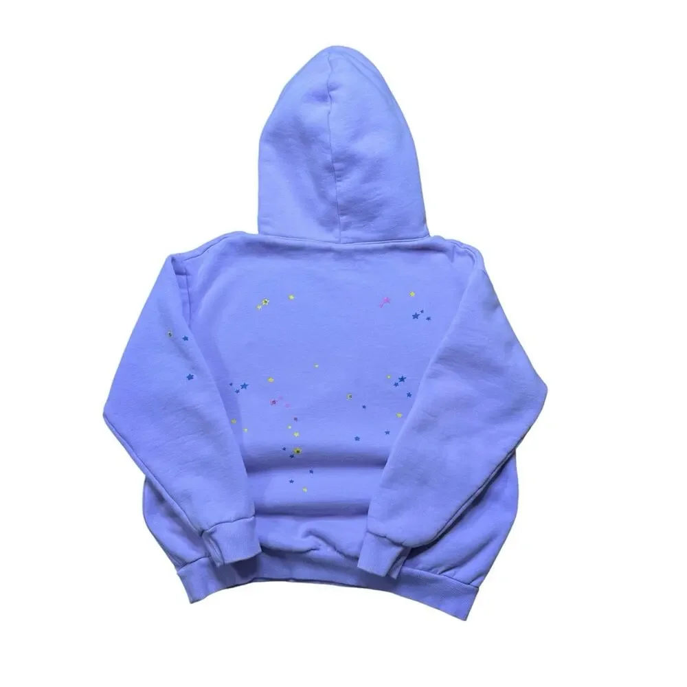 Spider Acai Web Hoodie Size Small Purple Sp5der ( Stain) - Picture 2 of 11